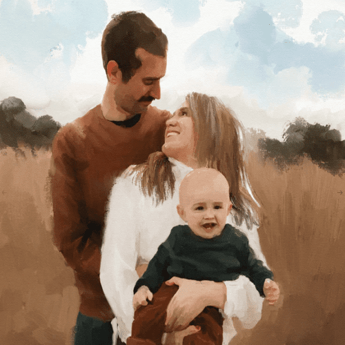 Transform Your Memories into Stunning Custom Portrait Art
