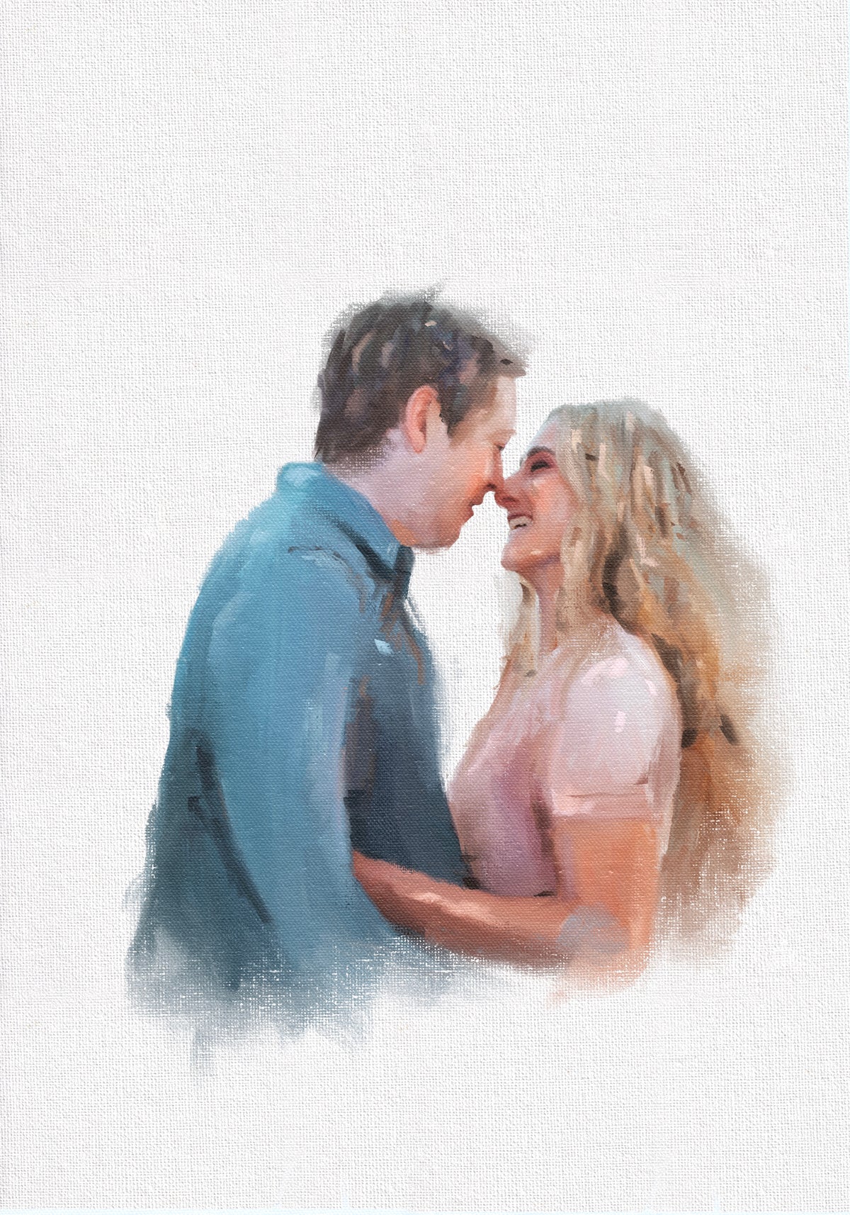 Custom Wedding Oil Painting | Turn Wedding Photo Into Painting - My Happy World