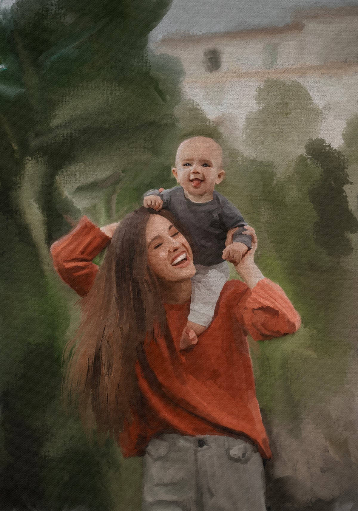 Memorial Portrait Painting