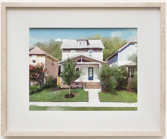 Transform Your Home into Art with a Watercolor House Painting