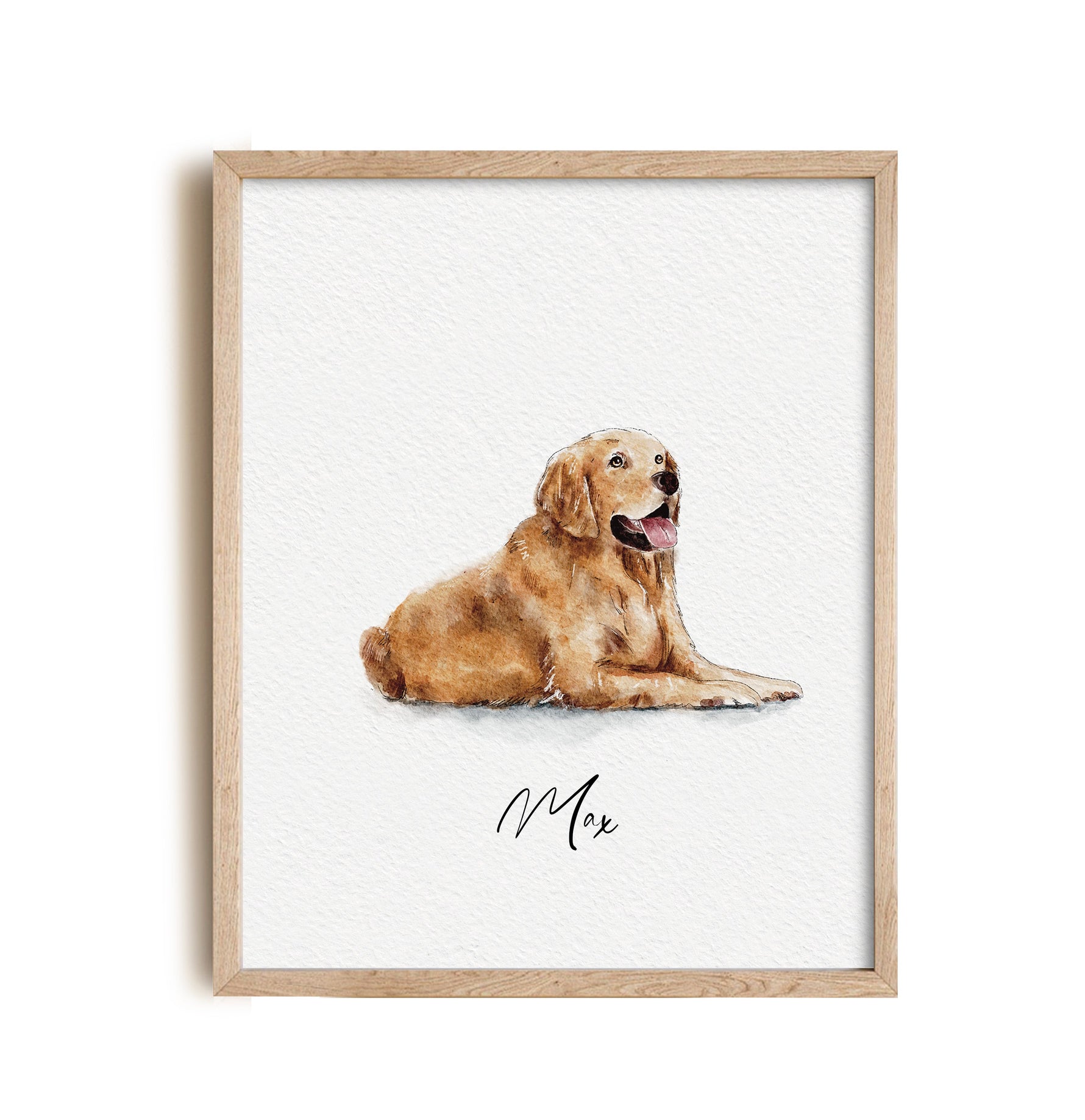 Capture Your Pet's Spirit: Watercolor Portrait of Dog Custom Art