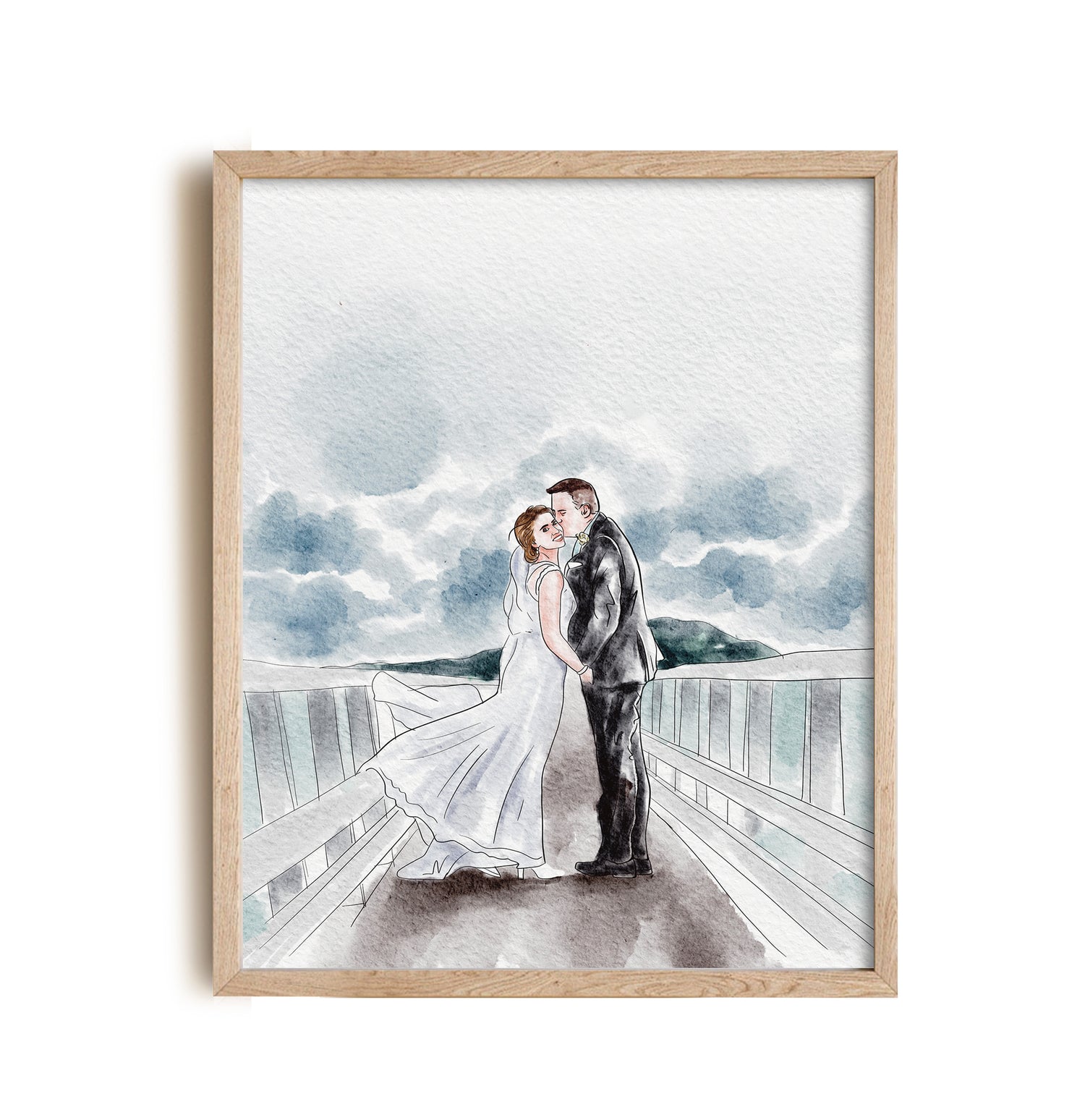 Wedding Watercolor Painting