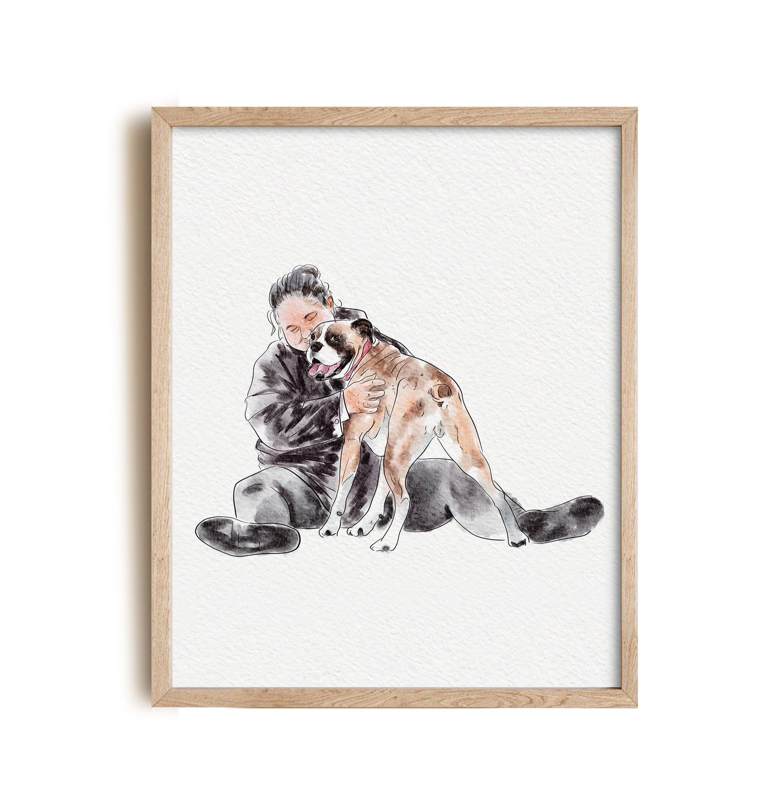 Watercolor Pet Portrait